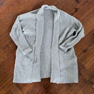 Kimchi‎ Blue Anthropologie Women's Knit Sweater Chunky Knit Gray Cardigan